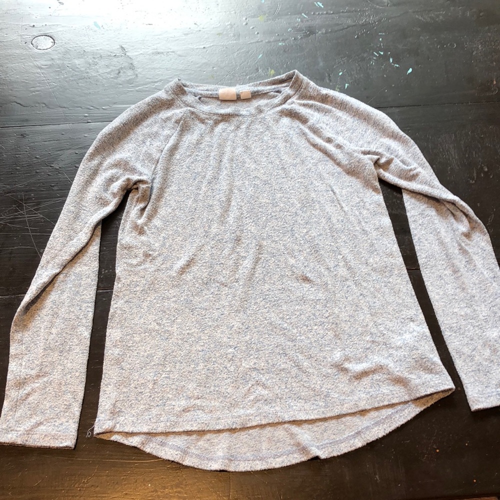 Girls blue and grey sweater